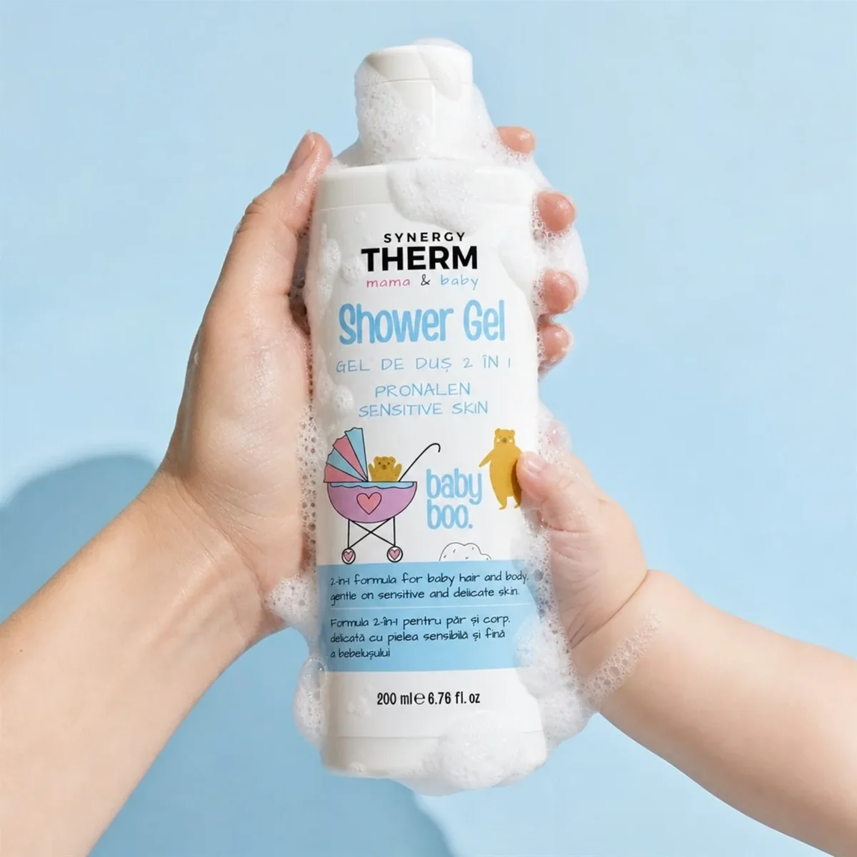 Synergy Therm Mama & Baby gel de dus 2 in 1 pentru bebelusi 400ml