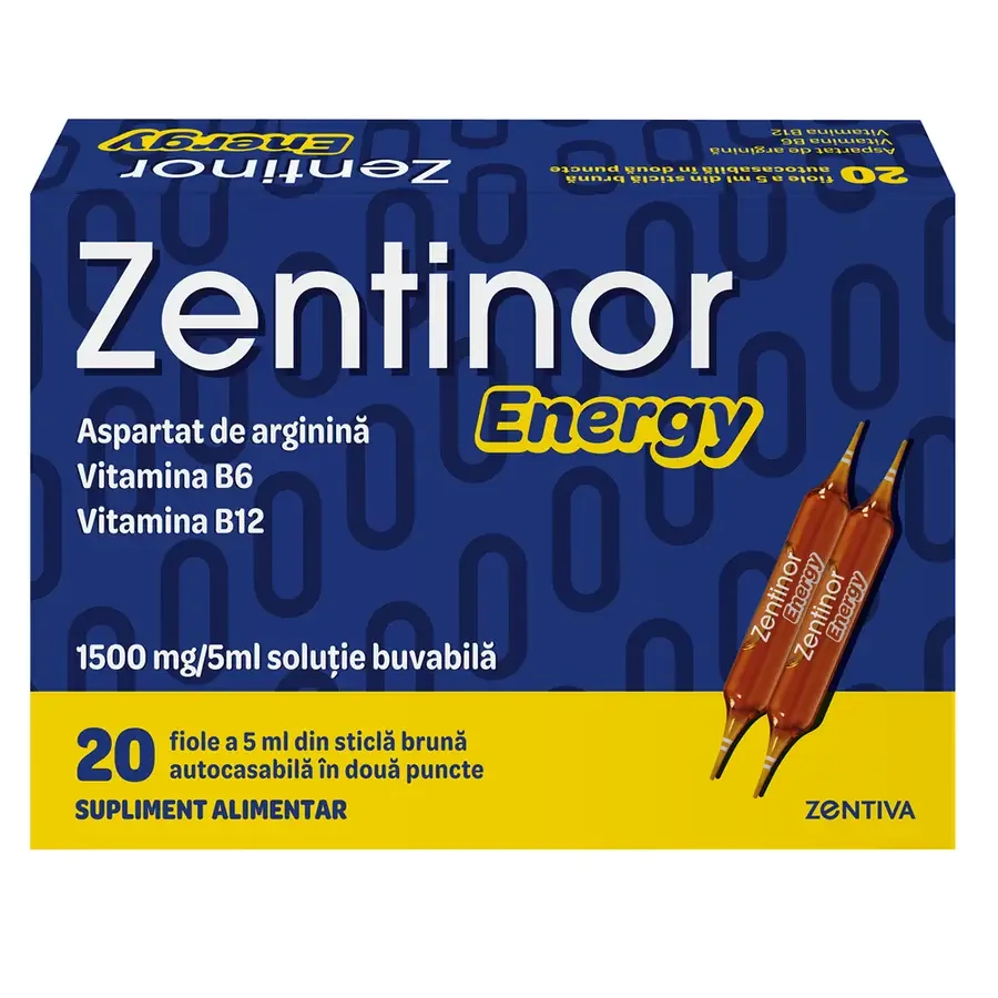 Zentinor Energy fiole buvabile 20 flacoane