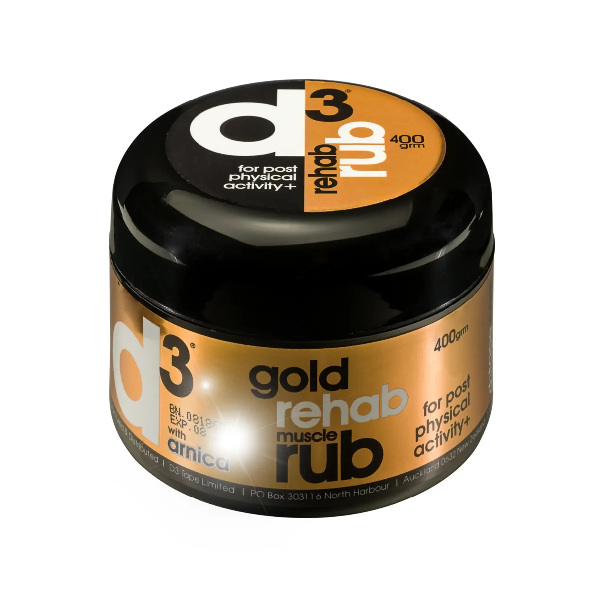 D3 Gold Rehab Muscle Rub crema regeneranta 400 g