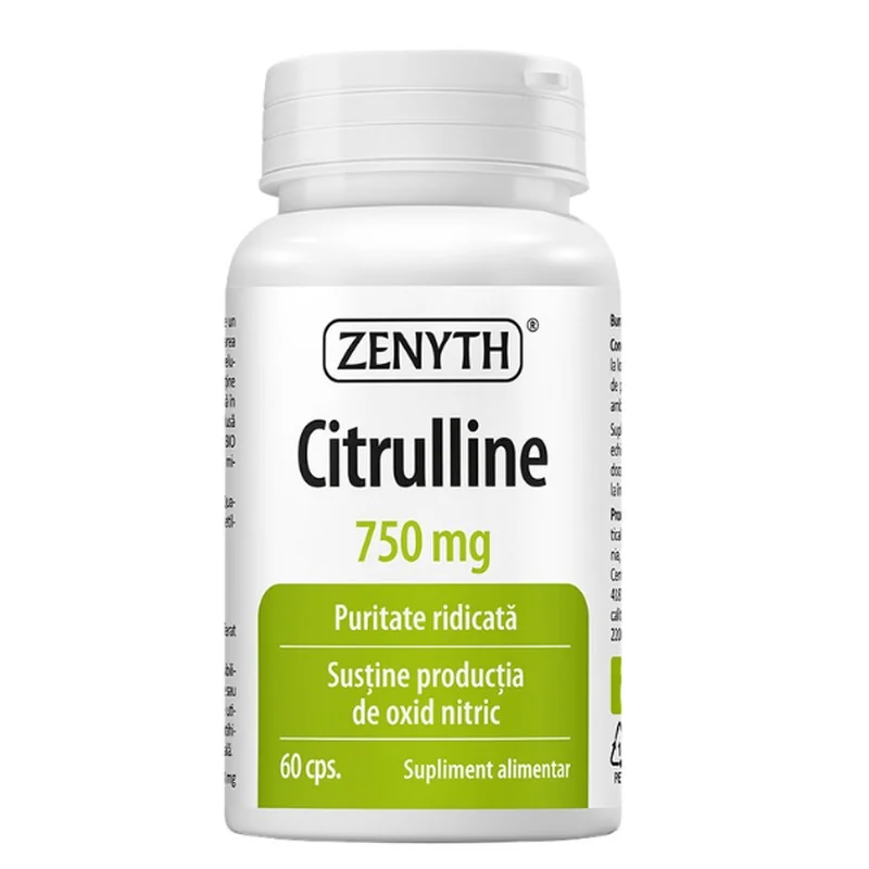 Citrulline 750 mg 60 capsule, Zenyth Pharmaceuticals