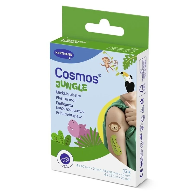 Hartmann Cosmos Jungle plasturi 3 marimi 12 bucati