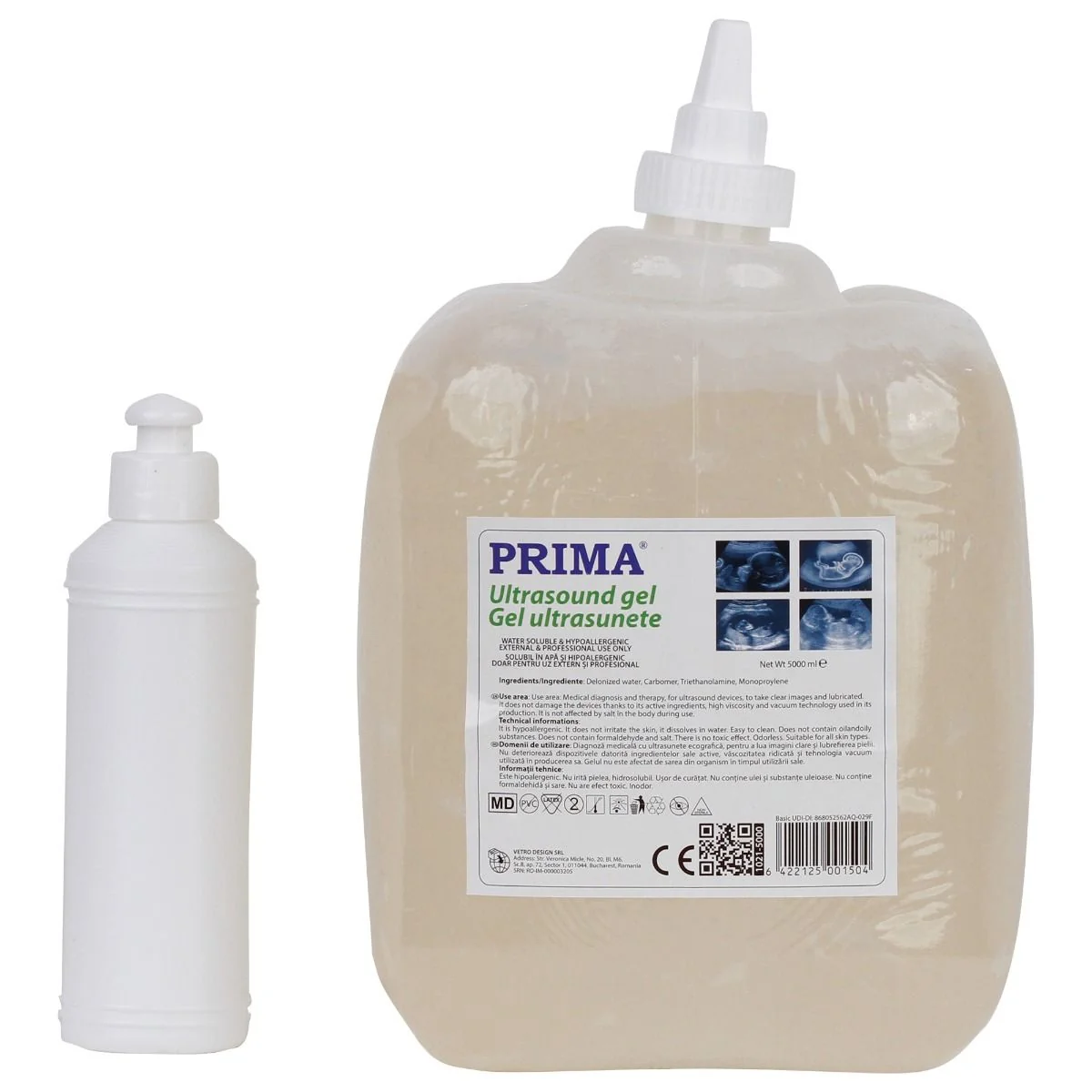 Gel pentru ecografie transparent 5000 ml