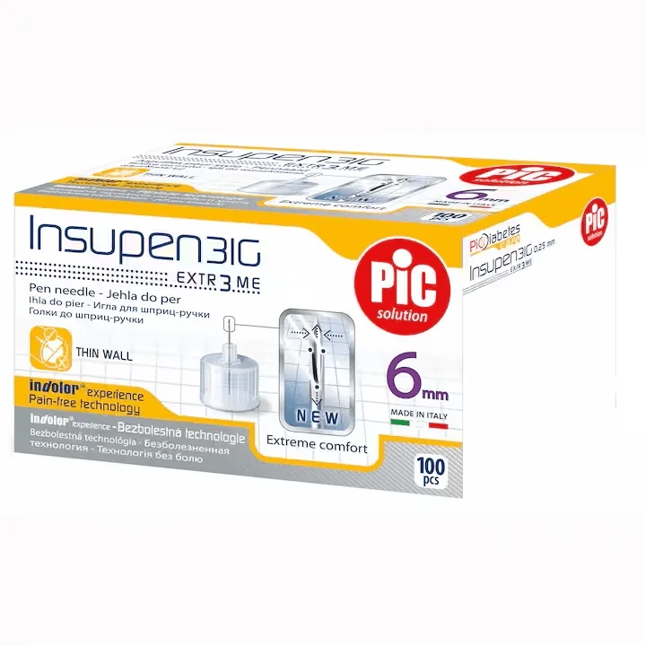 Pic Solution ace pen insulina sterile -Insupen  G31  6mm 100m buc. Artesana