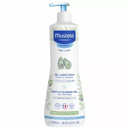 Mustela Bebe gel de curatare par si corp 750ml Lab.Expans