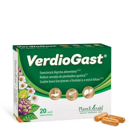Verdiogast X 20 caps. Plantextrakt