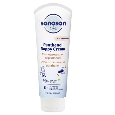 Sanosan baby crema protectoare cu pantenol impotriva iritatiei de scutec 0+ luni 100ml tub