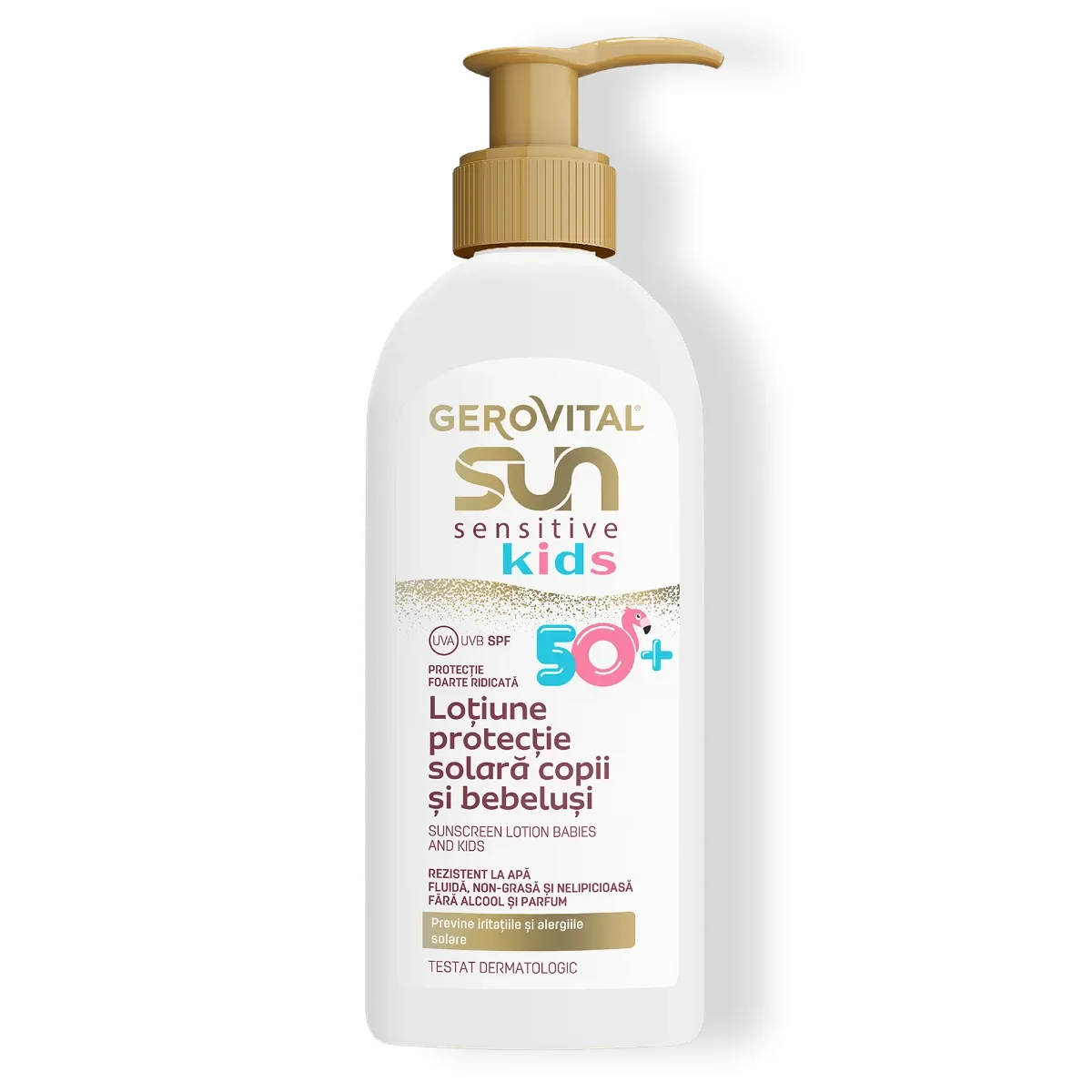 Gerovital Sun sensitive-lotiune protectie solara SPF50+ 200ml fl. Farmec