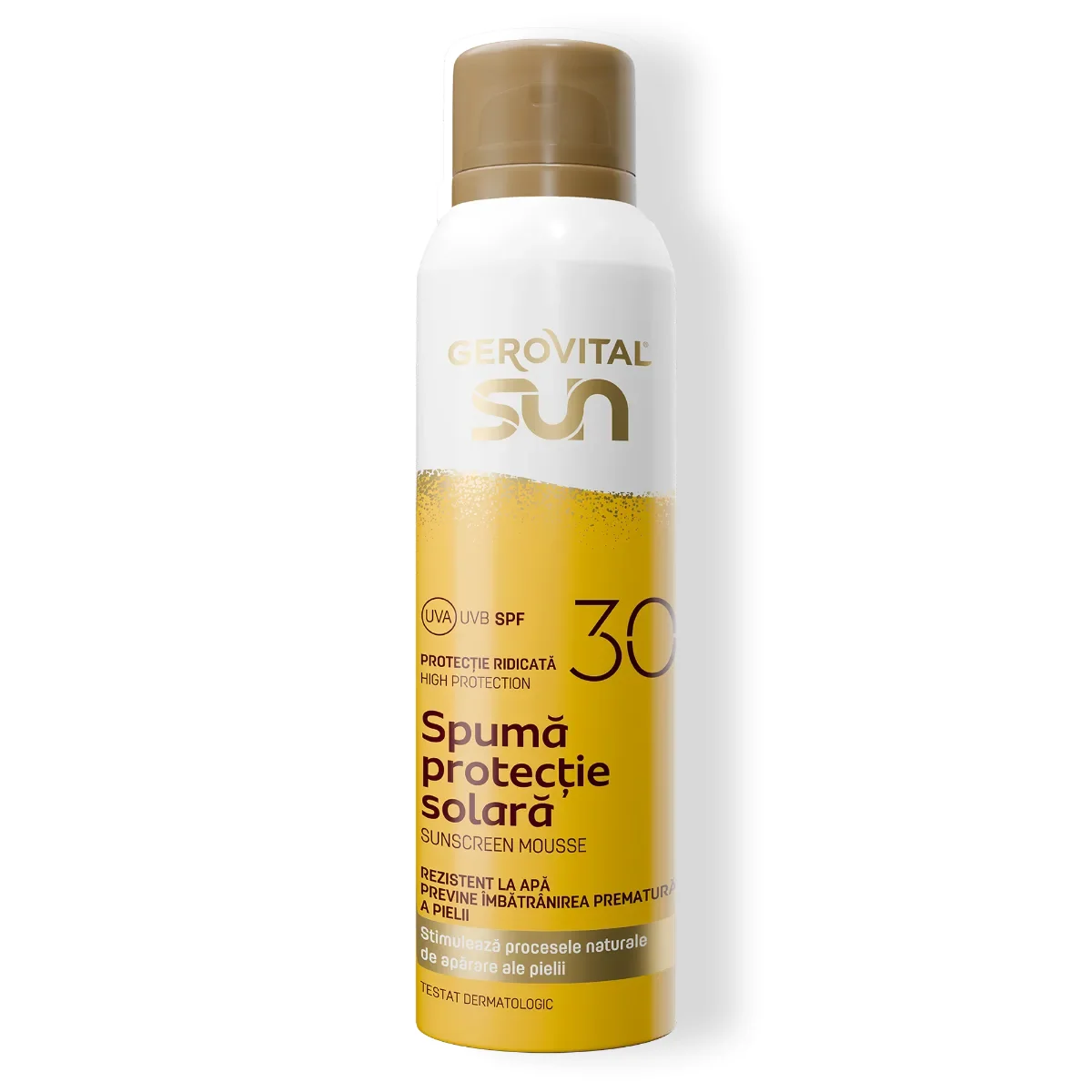 Gerovital Sun spuma protectie solara SPF30 150ml fl. Farmec