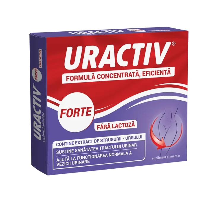 Uractiv Forte fara lactoza 20 capsule