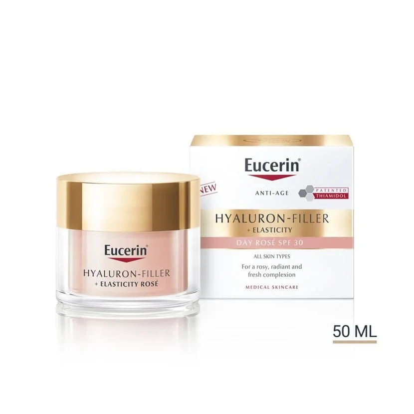 Eucerin Hyaluron-Filler + Elasticity Rose crema zi SPF30 50ml