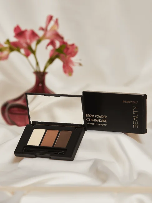 Gerovital Beauty Brow Powder kit sprancene Farmec