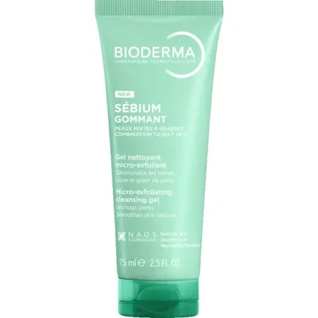 Bioderma Sebium gel exfoliant 75ml