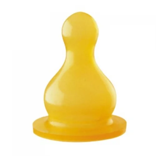 Baby Nova 14304 Tetine rotunde latex pentru cereale talie uni 0-24 luni 2 bucati