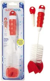 Baby Nova 33132 Perie integrata pentru curatat biberon si tetina