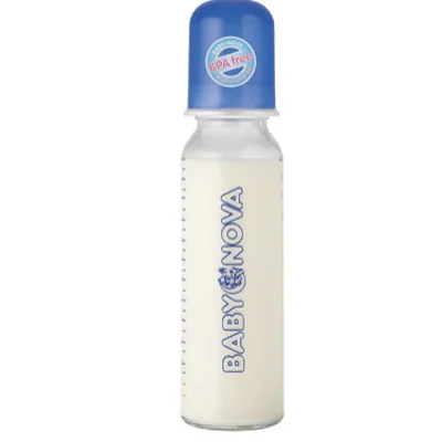 Baby Nova 44105 Biberon sticla decor monocolor 250 ml