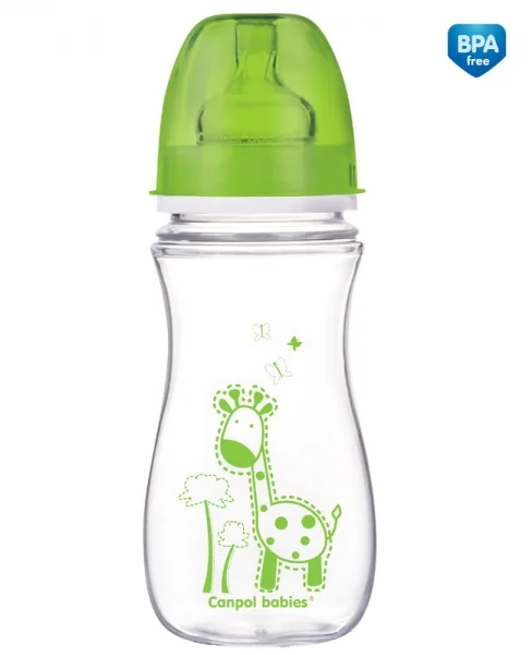 Canpol 35/204 Biberon anti-colici gat larg 12+ luni 300 ml