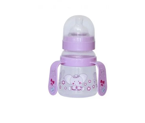 Lorelli 1020065 Biberon plastic cu manere 6+ luni 125ml