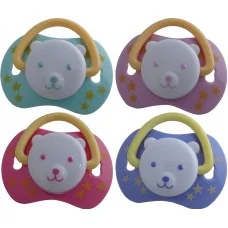 Primii Pasi R0333 Suzeta silicon ortodontica fata ursulet 0+ luni