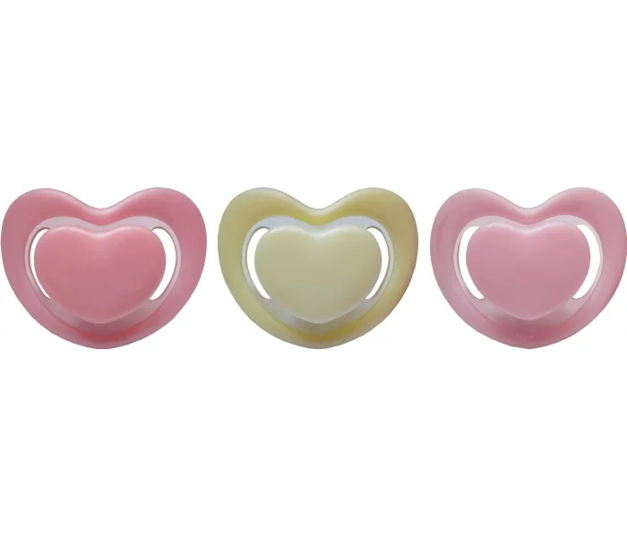 Primii Pasi R0329 Suzeta silicon forma inimioara