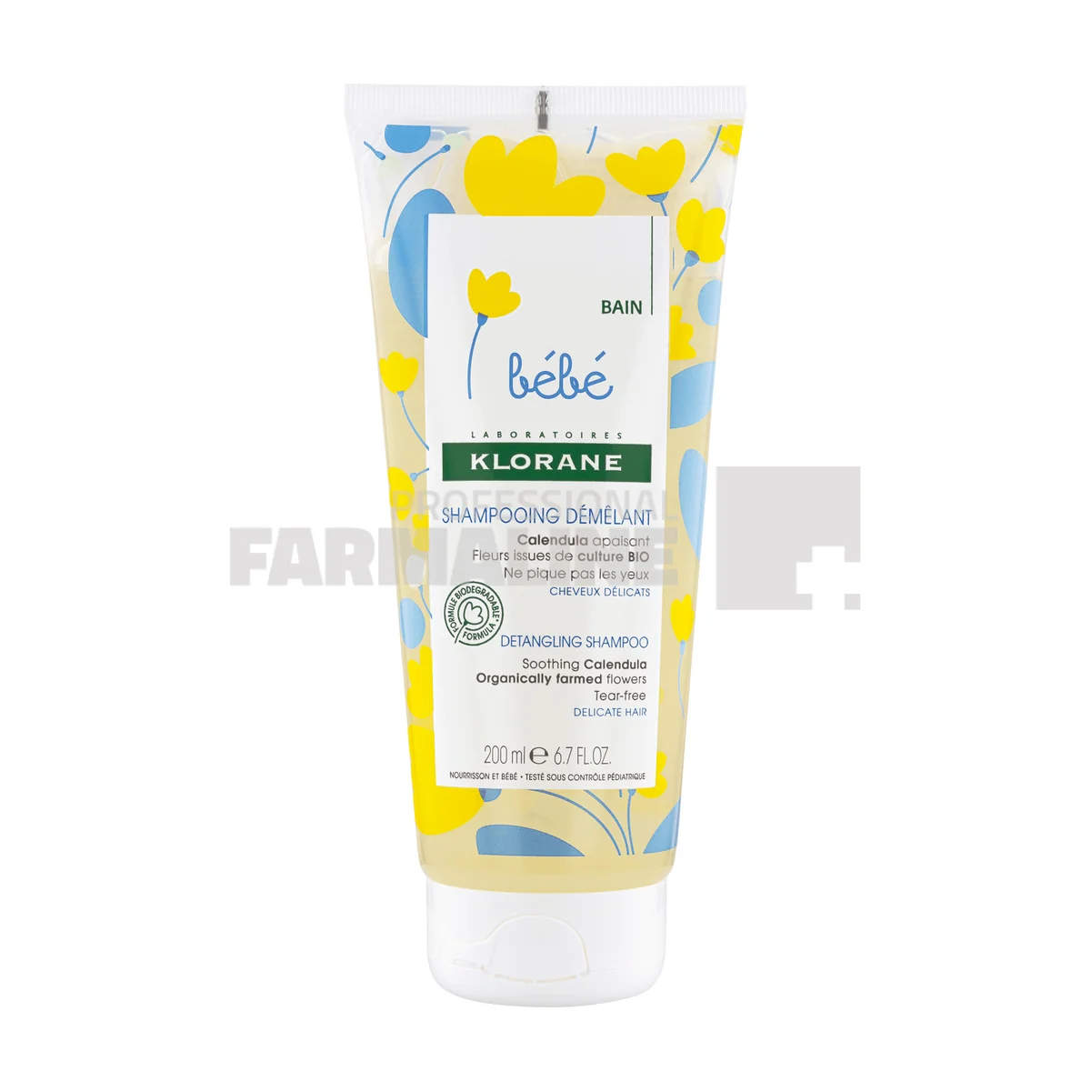 Klorane Bebe Sampon protector 200 ml
