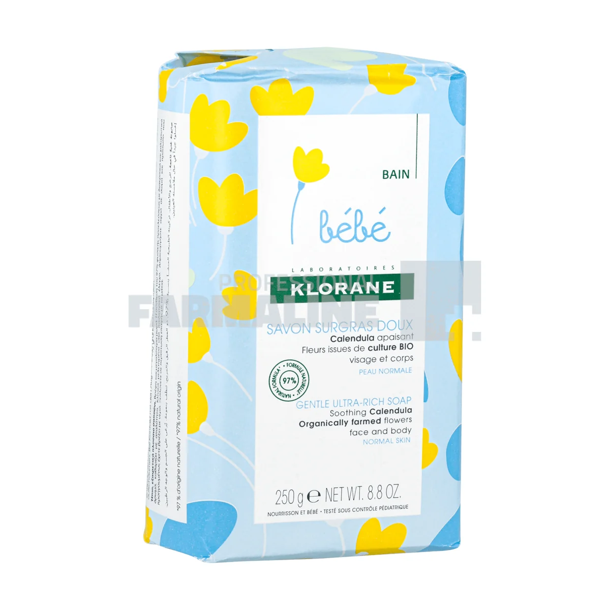 Klorane Bebe Sapun cu extract de galbenele 250 g