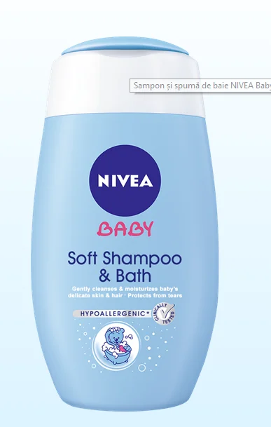 Nivea 80522.91 Baby Sampon si spuma de baie 200 ml