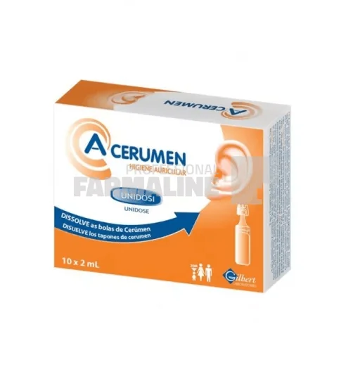 A - Cerumen Solutie unidoze 2 ml  10 bucati