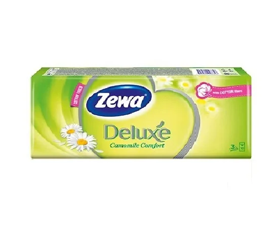 Zewa Deluxe Batiste igienice cu Musetel 10 bucati