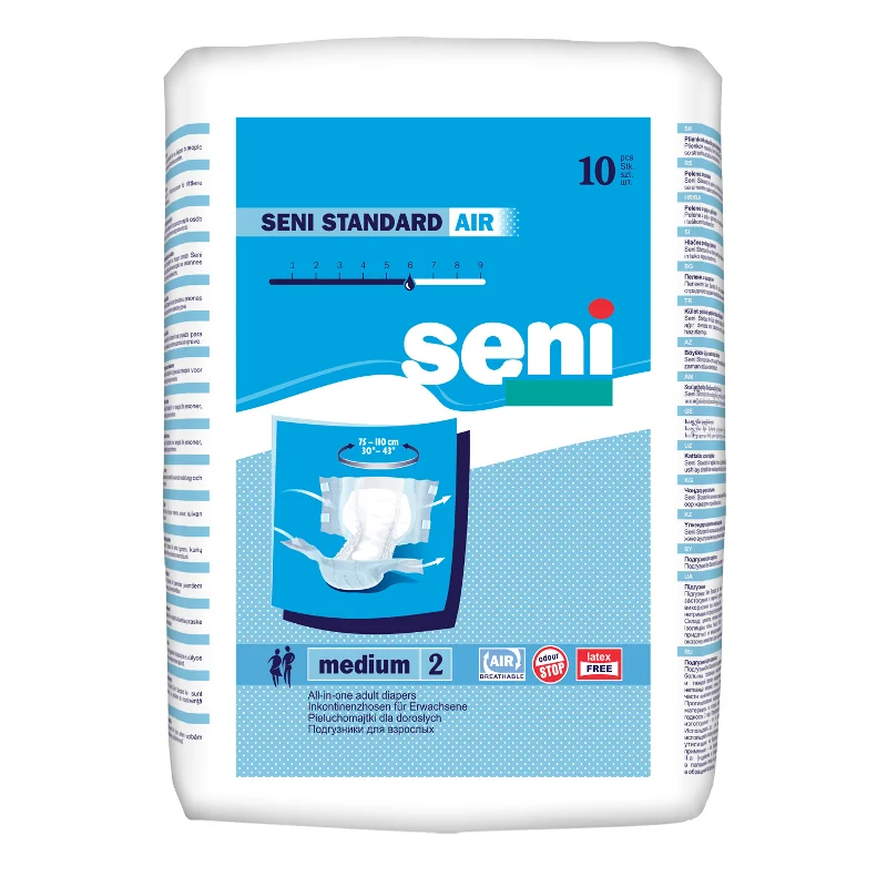 Seni Standard Air Scutece pentru adulti Nr.2 M 10 bucati
