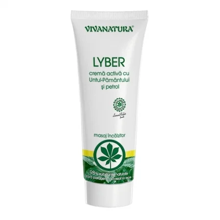 Vivanatura Lyber Crema activa cu Untul-Pamantului si Petrol 250 ml