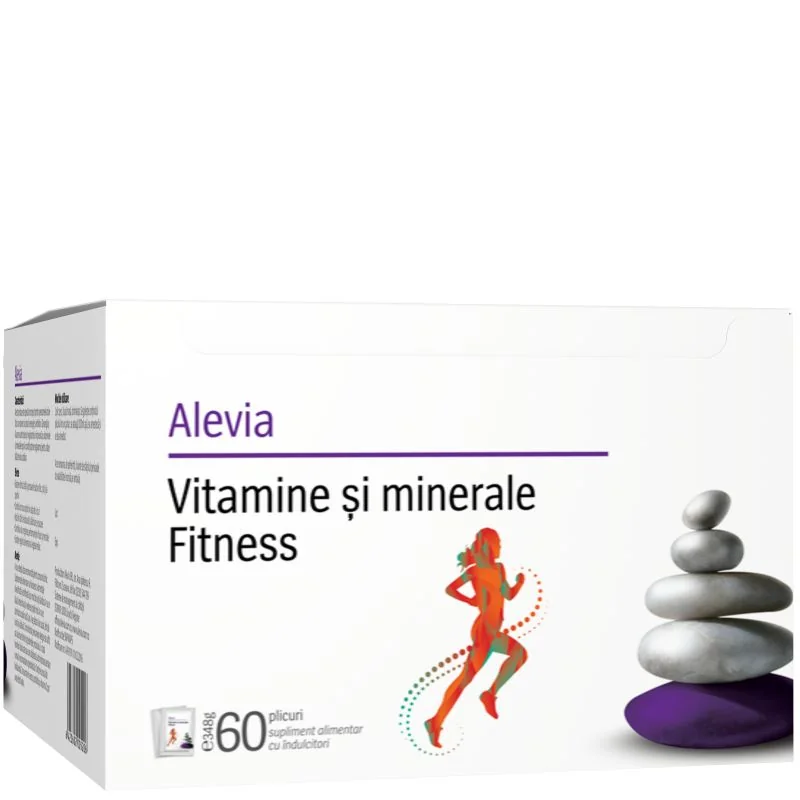 Alevia Fitness Vitamine si minerale 60 plicuri