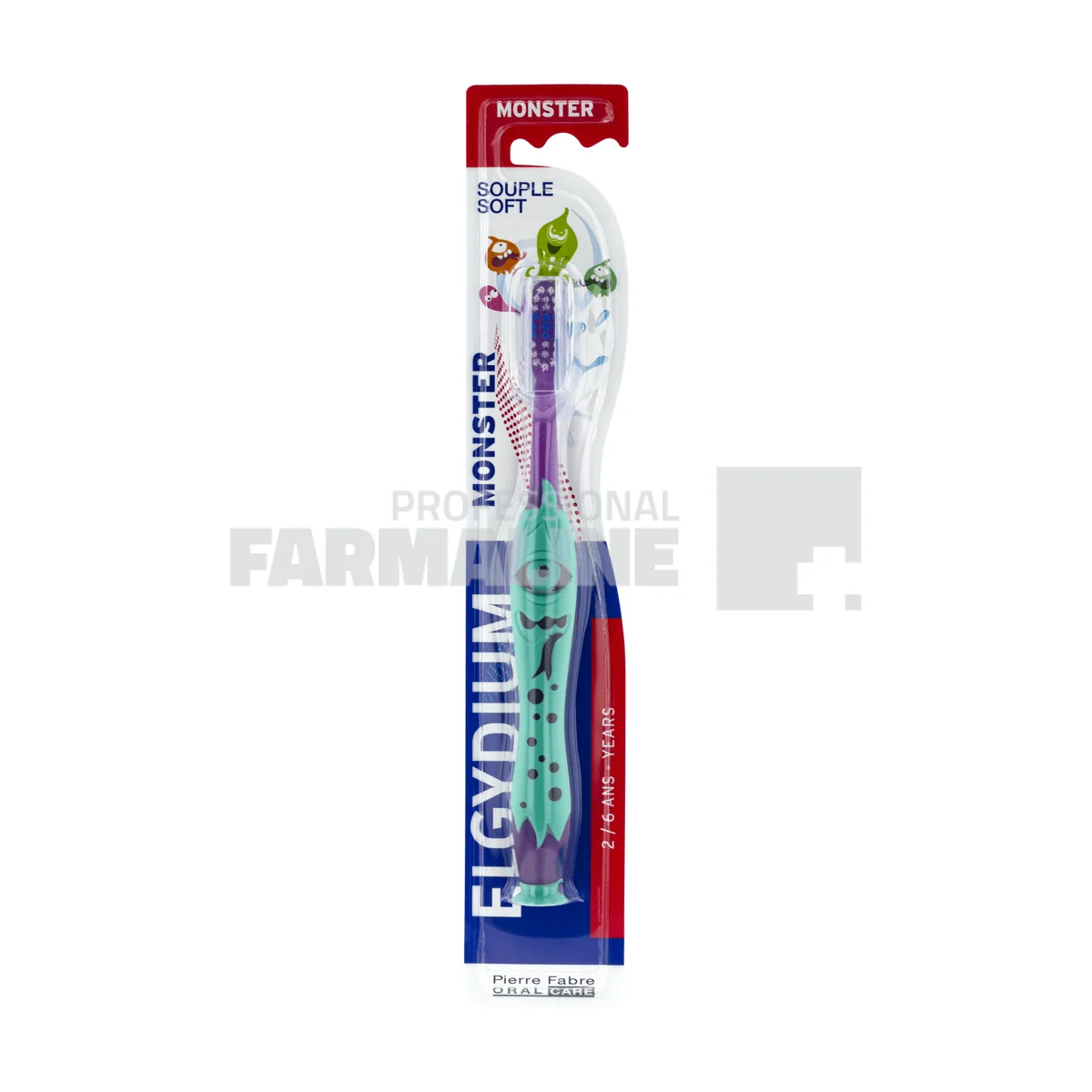 Elgydium Kids Periuta de dinti Monster 2-6 ani