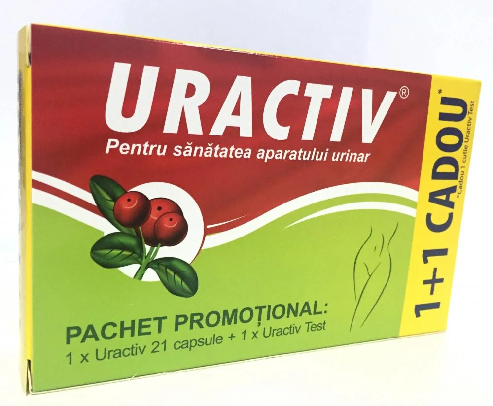 Uractiv 21 capsule + Uractiv Test Cadou