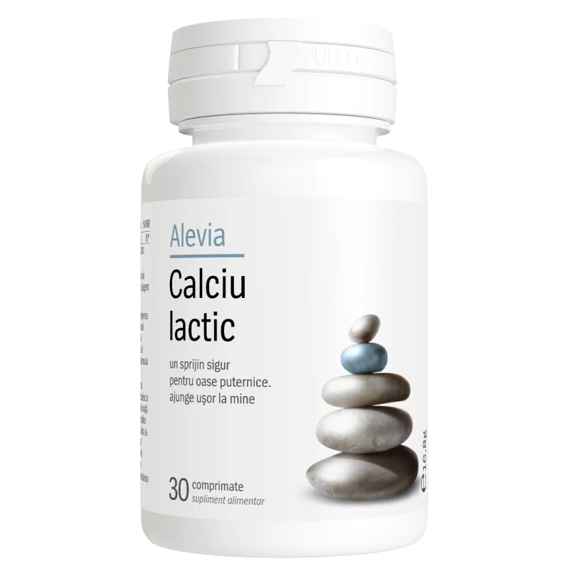 Alevia Calciu lactic 30 comprimate