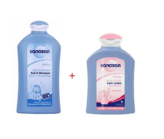 Sanosan Pachet Spumant & Sampon 500 ml + Lotiune ingrijire 200 ml