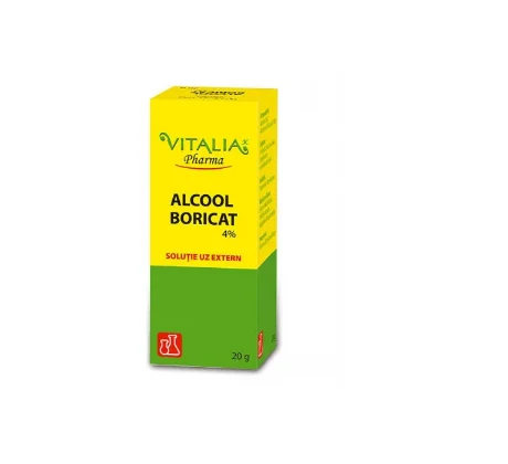 Vitalia Alcool Boricat 4% 20 g