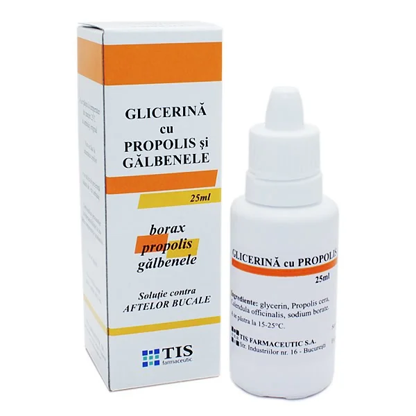 Tis Glicerina cu propolis si galbenele 25 ml