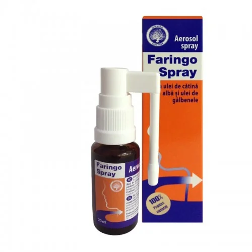 Faringo Spray cu Catina si Galbenele 20 ml