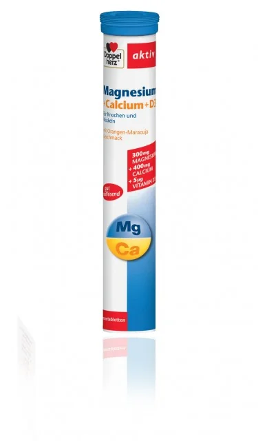 Doppelherz Aktiv Calciu, Magneziu si D3 15 comprimate efervescente