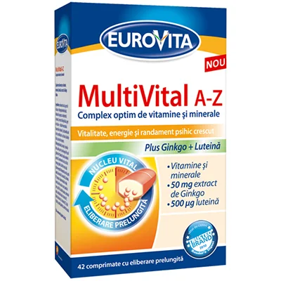 Eurovita Multivital A - Z 42 comprimate