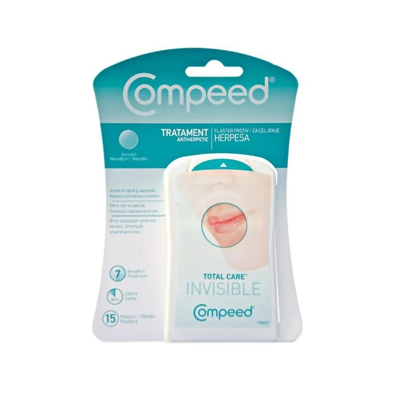 Compeed Plasturi antiherpetic 15 bucati