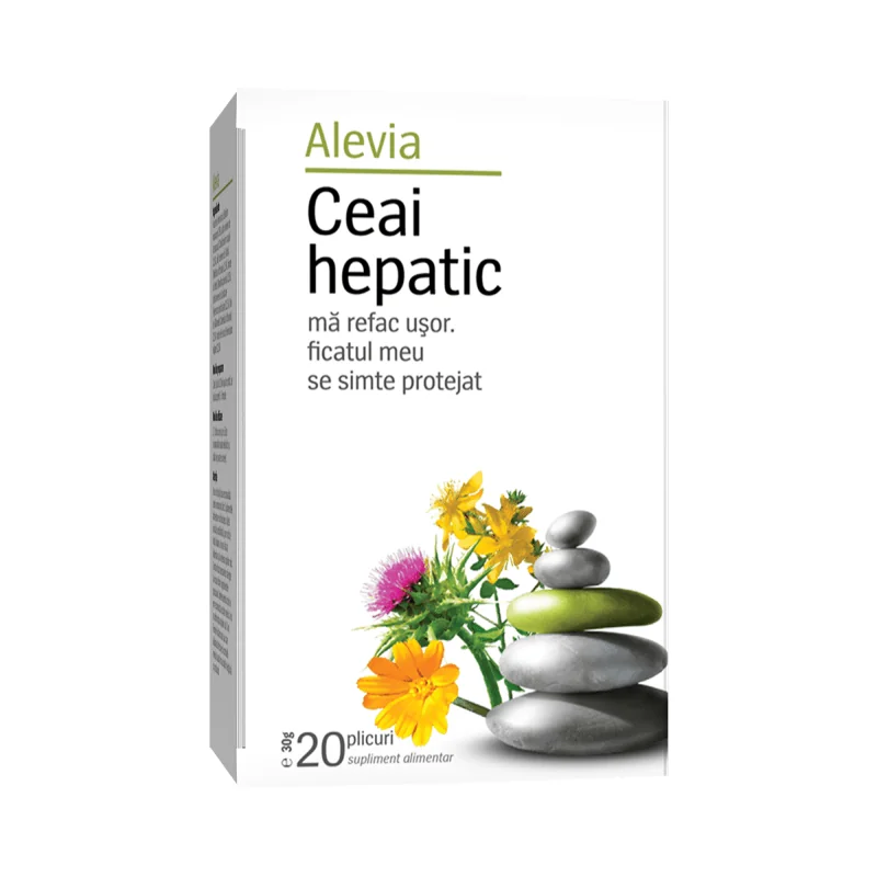 Alevia Ceai medicinal hepatic 20 plicuri