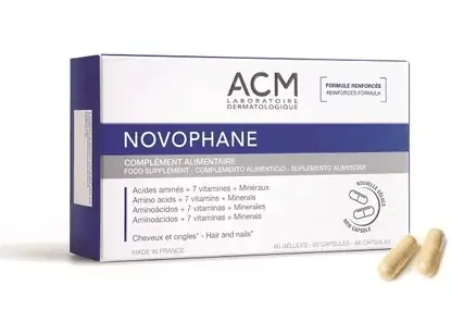 ACM Novophane pentru unghii si par capsule 60 capsule