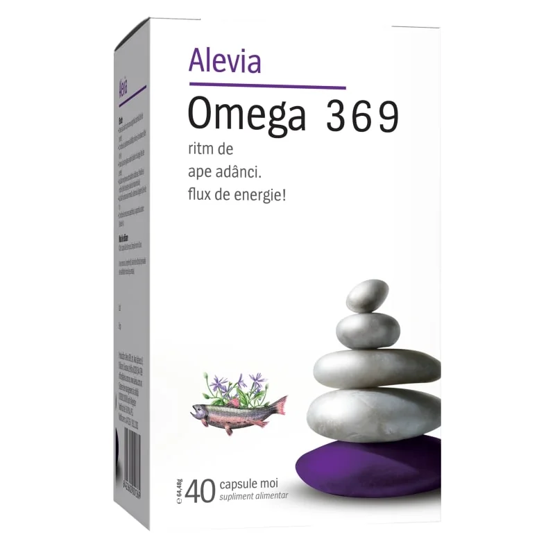 Alevia Omega 3 6 9 40 comprimate