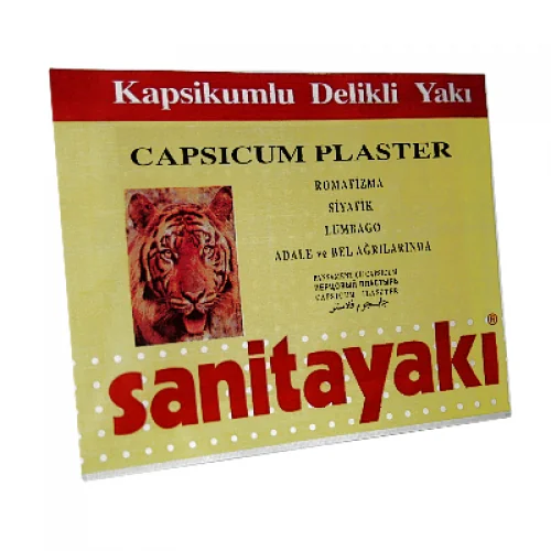 Sanitayaki Plasture antireumatic cu ardei 12 cm x 18 cm