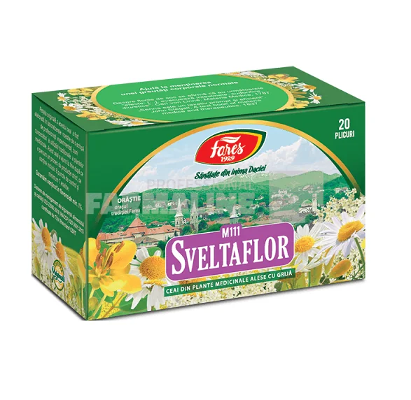 Fares Ceai Sveltaflor 20 plicuri