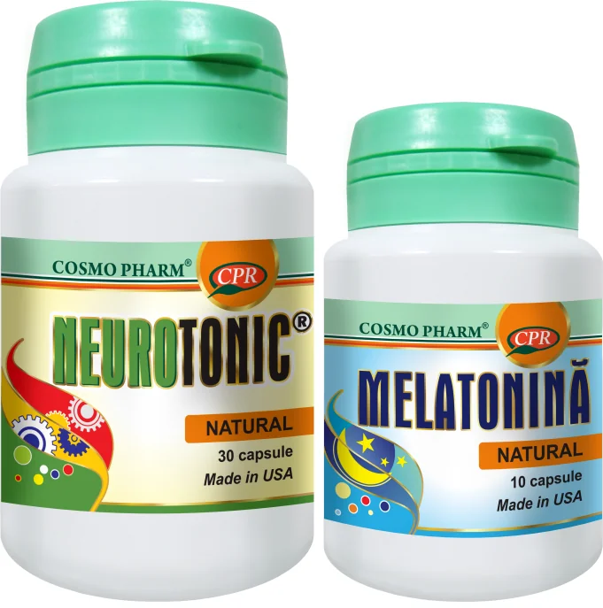 Neurotonic 30 capsule + Melatonina 10 capsule