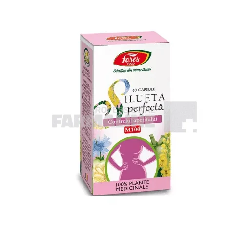 Fares M100 Silueta perfecta controlul apetitului  60 capsule