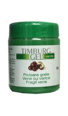 Timburg Gel verde pentru picioare grele, vene cu varice 500 g