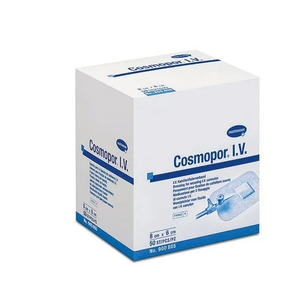 Hartmann Cosmopor I.V. Plasture 8 cm x 6 cm 50 bucati